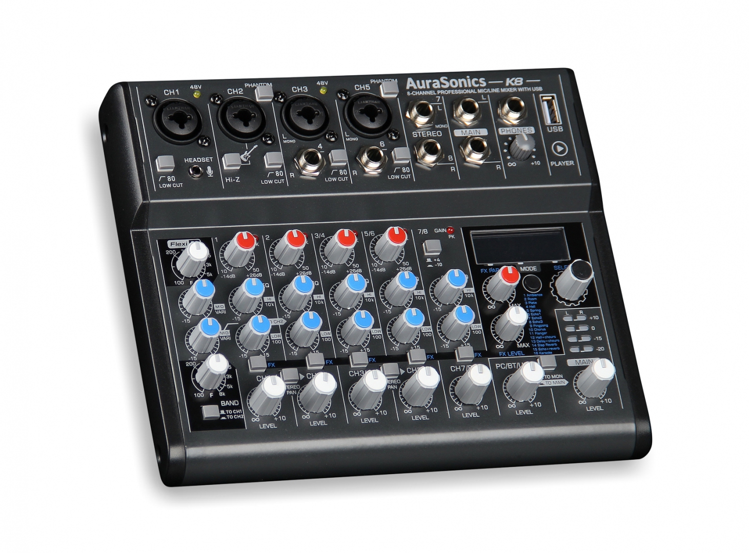 AuraSonics K8 компактный микшерный пульт в Брянской области