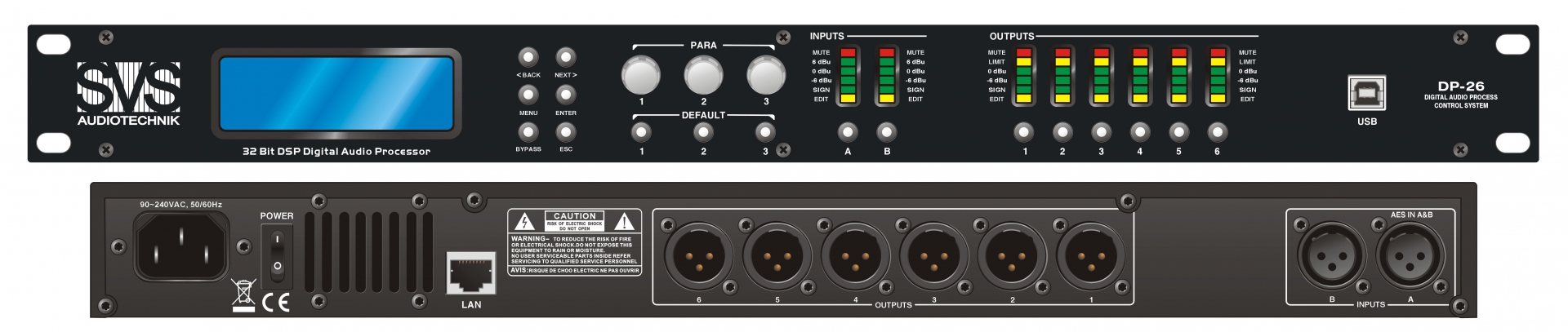 SVS Audiotechnik DP-26 Цифровой процессор: 2 входа 6 выходов в Брянской области