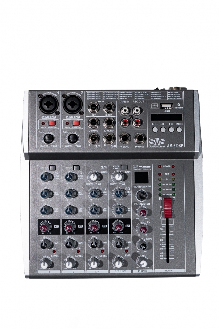 SVS Audiotechnik mixers AM-6 DSP Микшерный пульт аналоговый, 6-канальный SVS Audiotechnik mixers в Брянской области