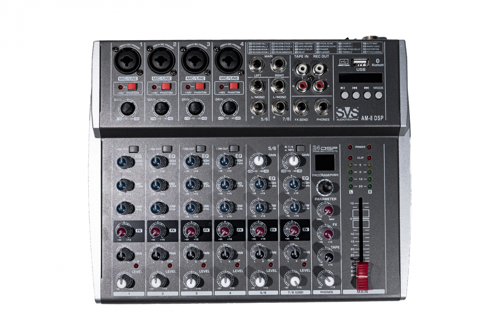 SVS Audiotechnik mixers AM-8 DSP Микшерный пульт аналоговый, 8-канальный в Брянской области